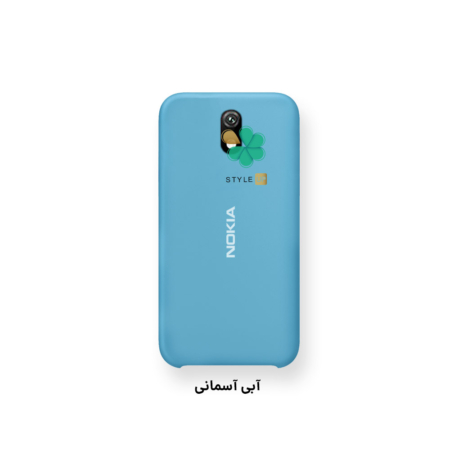 عکس قاب گوشی نوکیا Nokia C2 مدل سیلیکونی رنگ آبی آسمانی