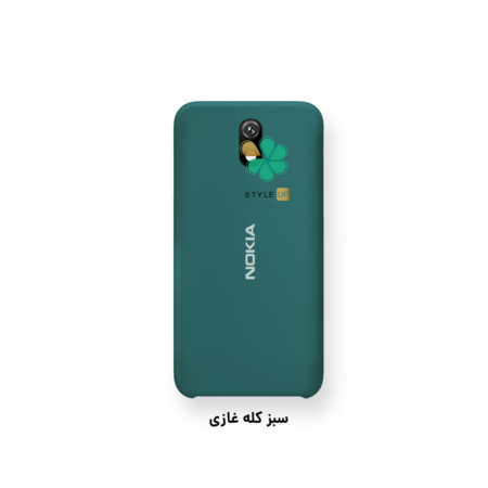 خرید قاب گوشی نوکیا Nokia C2 مدل سیلیکونی رنگ سبز کله غازی