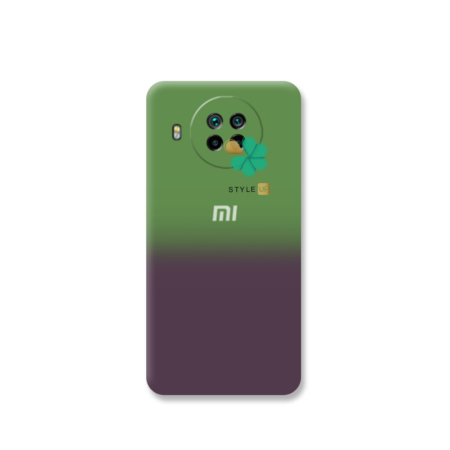 خرید قاب سیلیکونی دو رنگ گوشی شیائومی Xiaomi Mi 10T Lite 5G رنگ بنفش - سبز