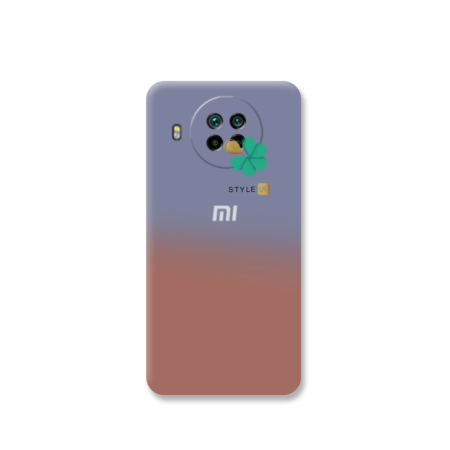 خرید قاب سیلیکونی دو رنگ گوشی شیائومی Xiaomi Mi 10T Lite 5G رنگ یاسی - گلبهی