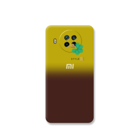خرید قاب سیلیکونی دو رنگ گوشی شیائومی Xiaomi Mi 10T Lite 5G رنگ قهوه ای - زرد