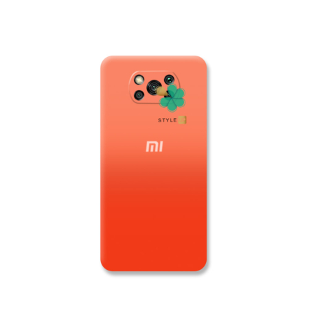 خرید قاب سیلیکونی دو رنگ گوشی شیائومی Xiaomi Poco X3 Pro رنگ نارنجی - نارنجی