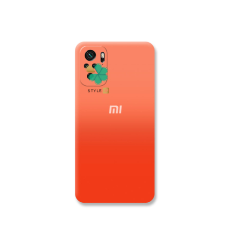 خرید قاب سیلیکونی دو رنگ گوشی شیائومی Xiaomi Redmi Note 10 رنگ نارنجی - نارنجی