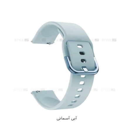 خرید بند ساعت شیائومی Xiaomi Mi Watch XMWT01 مدل سیلیکونی نرم رنگ آبی آسمانی