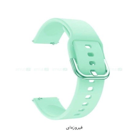خرید بند ساعت شیائومی Xiaomi Mi Watch XMWT01 مدل سیلیکونی نرم رنگ فیروزه ای