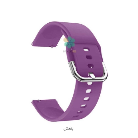 خرید بند ساعت شیائومی Xiaomi Watch S1 Active مدل سیلیکونی نرم رنگ بنفش