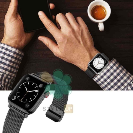 تصویر بند متال ساعت اپل واچ Apple Watch 45/49mm مدل Florence