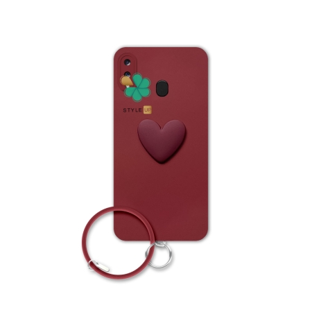 قیمت قاب گوشی سامسونگ Samsung A20 مدل قلبی النگویی