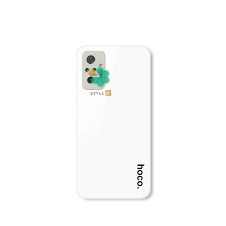 تصویر قاب گوشی شیائومی Xiaomi Redmi Note 10 Pro برند Hoco رنگ سفید