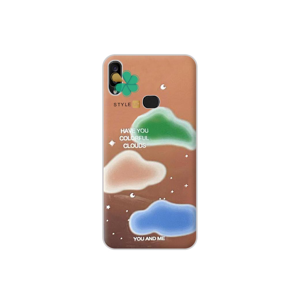 Luxury-Aurora-and-Hologram-Sky-Clouds-Phone-Case-for-Samsung-Galaxy-A10s (1) خرید قاب هولوگرامی گوشی سامسونگ Samsung Galaxy A10s مدل ابری