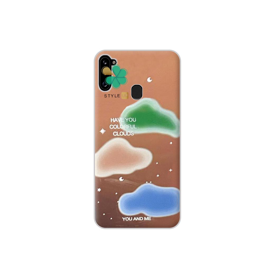 Luxury-Aurora-and-Hologram-Sky-Clouds-Phone-Case-for-Samsung-Galaxy-A11 (1) خرید قاب هولوگرامی گوشی سامسونگ Samsung Galaxy A11 مدل ابری