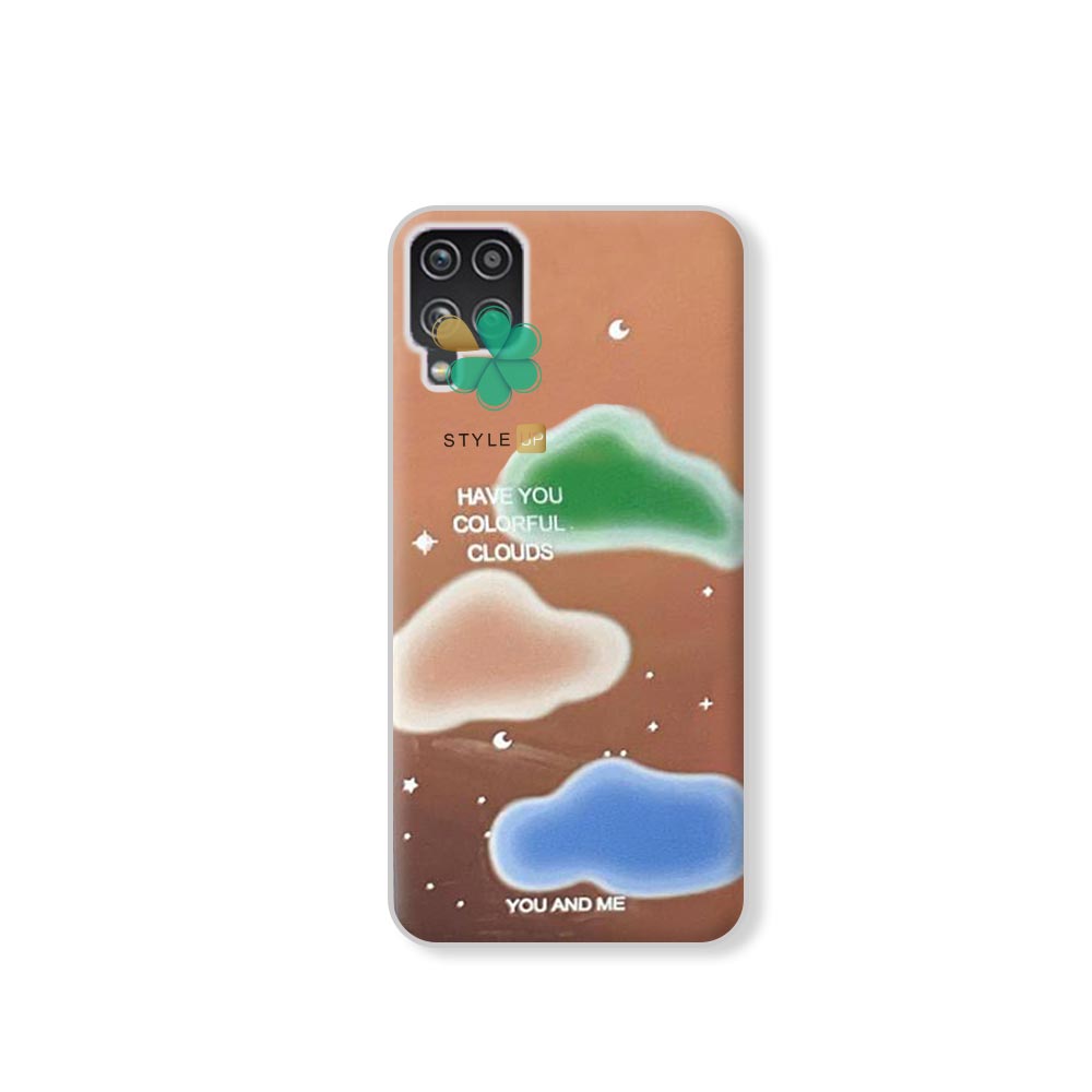 Luxury-Aurora-and-Hologram-Sky-Clouds-Phone-Case-for-Samsung-Galaxy-M12 (1) خرید قاب هولوگرامی گوشی سامسونگ Samsung Galaxy M12 مدل ابری