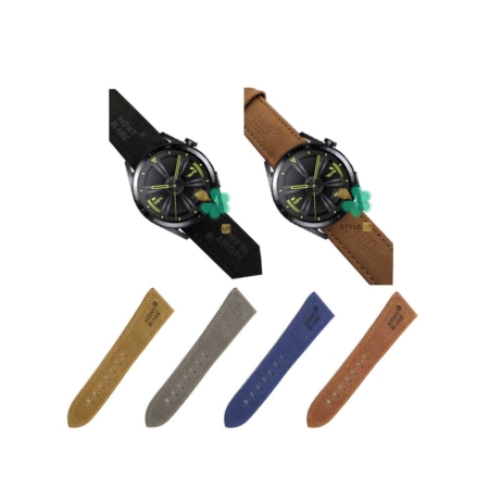 قیمت بند چرم ساعت هواوی واچ Huawei Watch GT 3 46mm برند Mont Blanc