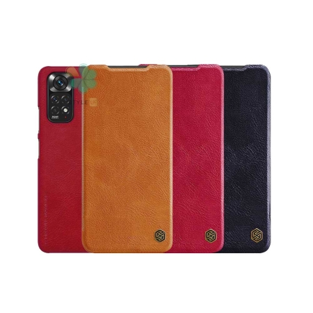 خرید کیف چرمی نیلکین گوشی شیائومی Redmi Note 11S مدل Qin