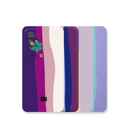 خرید قاب سیلیکونی گوشی شیائومی Xiaomi Redmi 10 مدل رنگین کمان