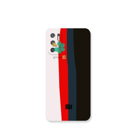 خرید قاب سیلیکونی گوشی شیائومی Xiaomi Redmi Note 10 5G مدل رنگین کمان