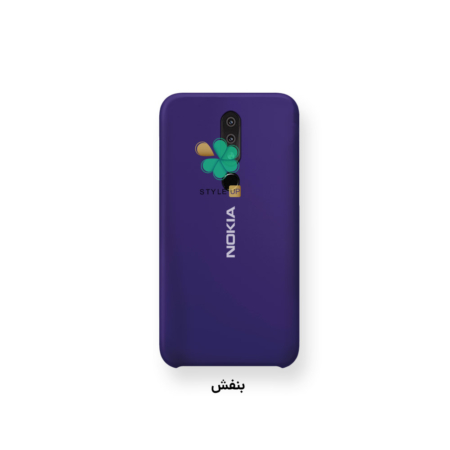 خرید قاب گوشی نوکیا Nokia X6 / 6.1 Plus مدل سیلیکونی رنگ بنفش