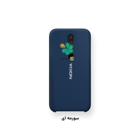 خرید قاب گوشی نوکیا Nokia X6 / 6.1 Plus مدل سیلیکونی رنگ سورمه ای