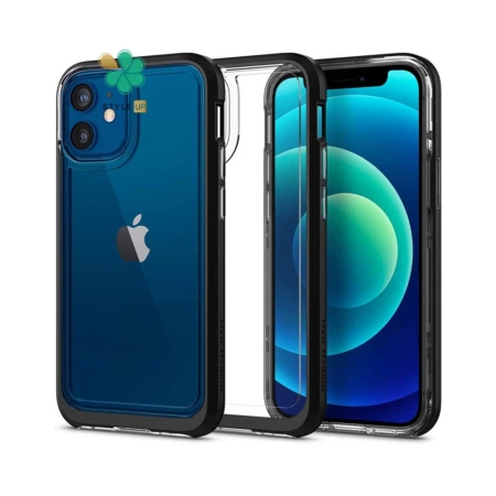 قیمت قاب گوشی اپل آیفون iPhone 12 برند Spigen مدل Ultra Hybrid