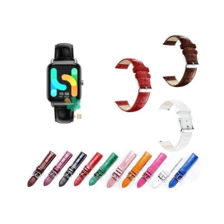 قیمت بند چرمی ساعت شیائومی Xiaomi Haylou RS4 Plus طرح Alligator