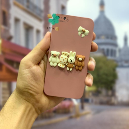 خرید قاب گوشی اپل آیفون Apple iPhone SE 2022 مدل خرس شکلاتی