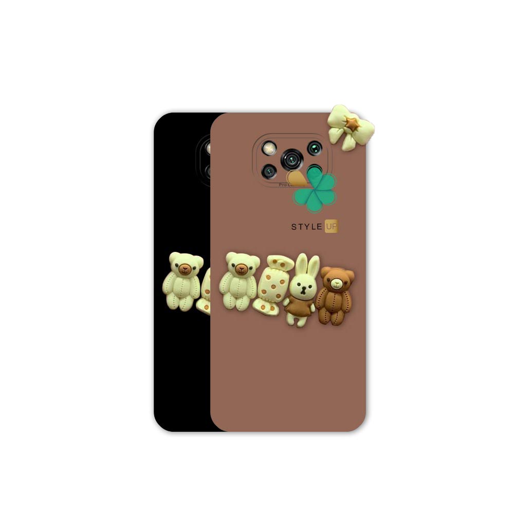 قیمت قاب گوشی شیائومی Xiaomi Poco X3 مدل خرس شکلاتی