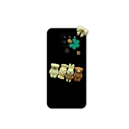 خرید قاب گوشی شیائومی Xiaomi Redmi Note 9 مدل خرس شکلاتی رنگ مشکی