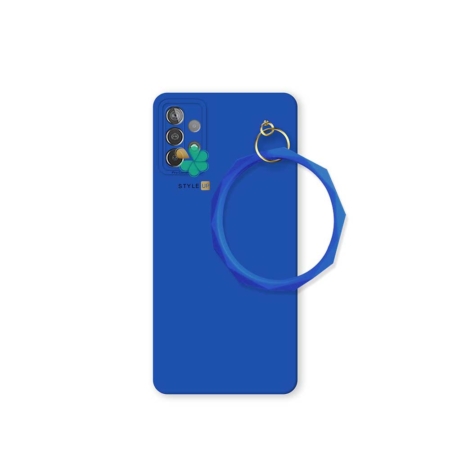 خرید قاب سیلیکونی گوشی سامسونگ Samsung Galaxy A53 5G مدل النگویی رنگ آبی