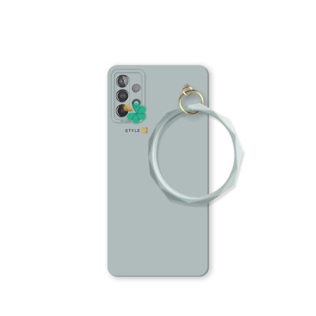 خرید قاب سیلیکونی گوشی سامسونگ Samsung Galaxy A53 5G مدل النگویی رنگ سفید