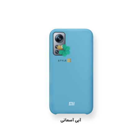 خرید قاب گوشی شیائومی Xiaomi 12S مدل سیلیکونی رنگ آبی آسمانی