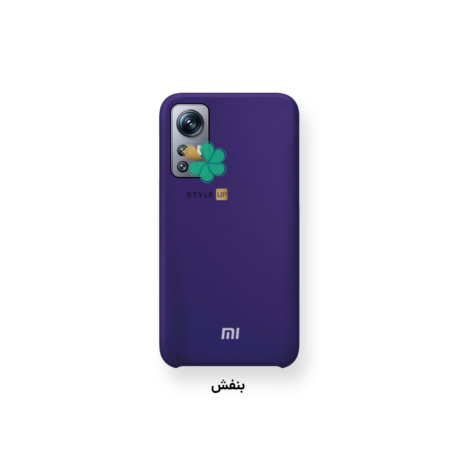 خرید قاب گوشی شیائومی Xiaomi 12S مدل سیلیکونی رنگ بنفش