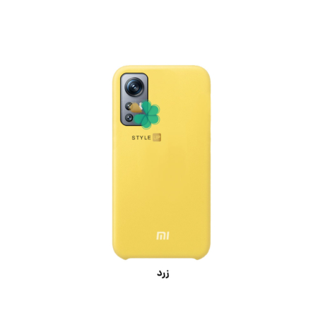 خرید قاب گوشی شیائومی Xiaomi 12S مدل سیلیکونی رنگ زرد