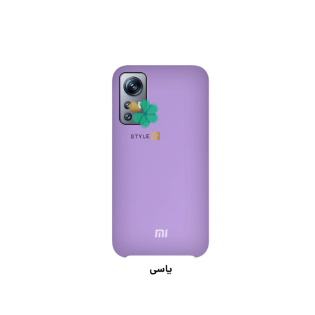 خرید قاب گوشی شیائومی Xiaomi 12S مدل سیلیکونی رنگ یاسی