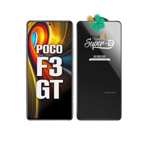 قیمت گلس گوشی شیائومی Xiaomi Poco F3 GT تمام صفحه Super D