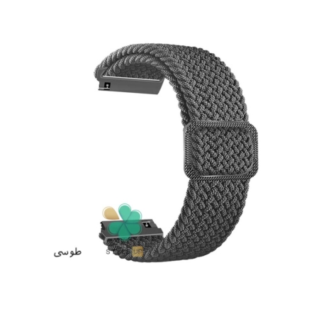 خرید بند ساعت سامسونگ Samsung Galaxy Watch 5 Pro مدل Braided Solo Loop رنگ طوسی