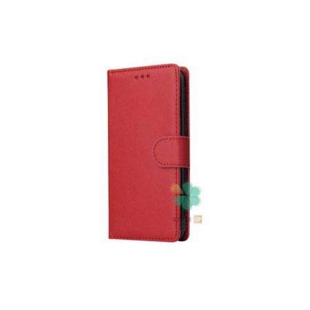 خرید کیف چرم گوشی شیائومی Poco M4 Pro مدل ایمپریال قفل دار رنگ قرمز