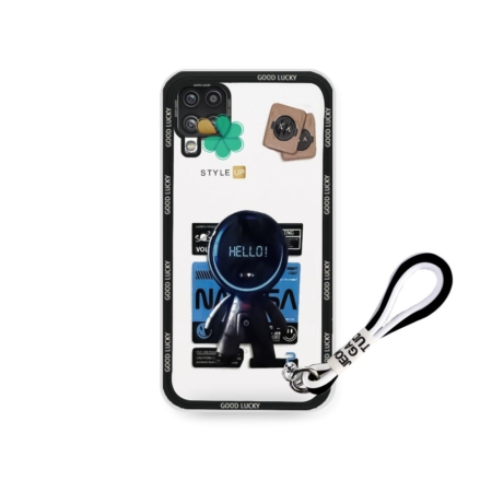 خرید قاب دیزنی گوشی سامسونگ Samsung A12 با بند آویز لنیارد