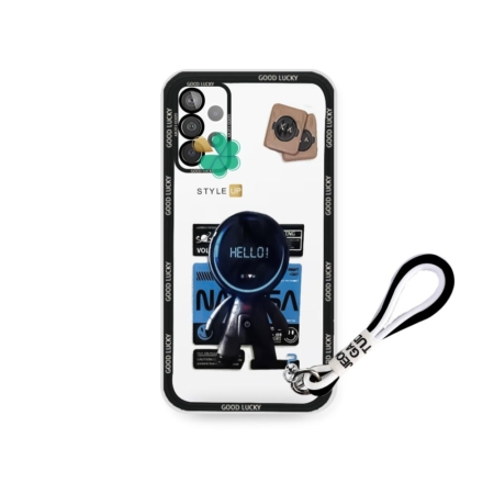 خرید قاب دیزنی گوشی سامسونگ Samsung A73 5G با بند آویز لنیارد