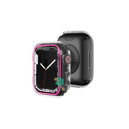 خرید کاور ساعت اپل واچ Apple Watch 7 45mm مدل شب رنگ رنگ صورتی