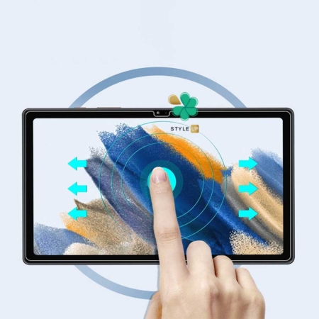 عکس گلس دور تراش بدون حاشیه میتوبل تبلت سامسونگ Samsung Tab A8 10.5 2021