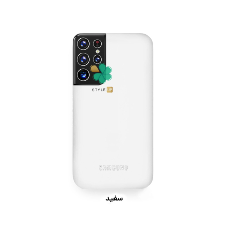 خرید کاور سیلیکونی اصل گوشی سامسونگ Samsung Galaxy S22 Ultra رنگ سفید