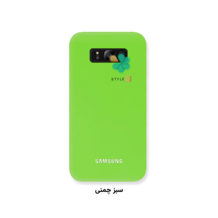 خرید کاور سیلیکونی اصل گوشی سامسونگ Samsung Galaxy S8 Plus رنگ سبز روشن
