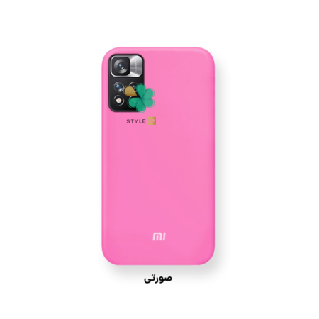 خرید کاور سیلیکونی اصل گوشی شیائومی Xiaomi Redmi Note 11 Pro Plus رنگ صورتی