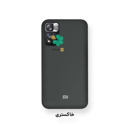 خرید کاور سیلیکونی اصل گوشی شیائومی Xiaomi Redmi Note 11 Pro Plus رنگ خاکستری