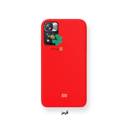 خرید کاور سیلیکونی اصل گوشی شیائومی Xiaomi Redmi Note 11 Pro Plus رنگ قرمز