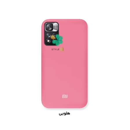 خرید کاور سیلیکونی اصل گوشی شیائومی Xiaomi Redmi Note 11 Pro Plus رنگ هلویی