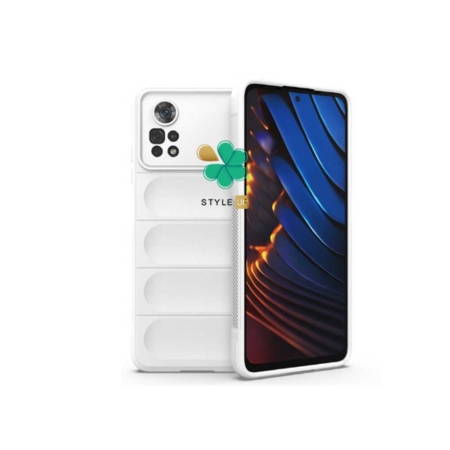 خرید قاب پافری گوشی شیائومی Xiaomi Poco X4 Pro 5G مدل Phantom رنگ سفید