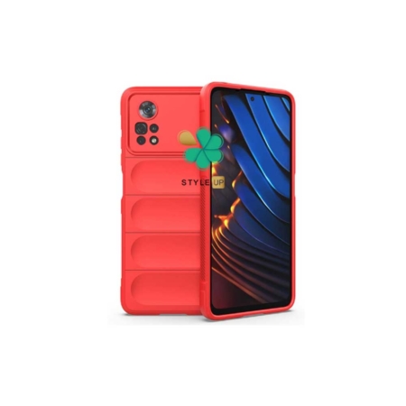 خرید قاب پافری گوشی شیائومی Xiaomi Poco X4 Pro 5G مدل Phantom رنگ قرمز