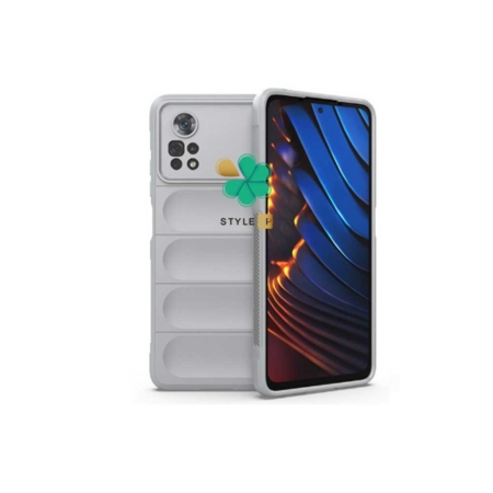 خرید قاب پافری گوشی شیائومی Xiaomi Poco X4 Pro 5G مدل Phantom رنگ طوسی