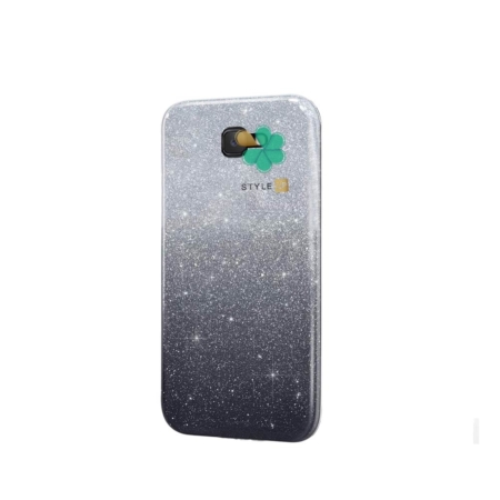 خرید قاب گوشی سامسونگ Samsung Galaxy J5 Prime مدل ژله ای اکلیلی رنگ نقره ای خاکستری